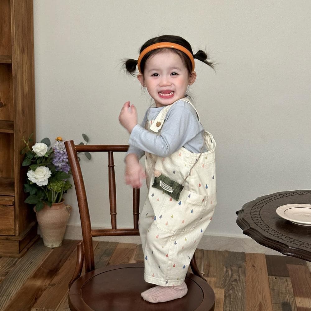 Girls' Overalls Set 2026 New Spring Super Cute Baby Girl Casual Pants Cartoon T-Shirt Stylish 2-Piece Set