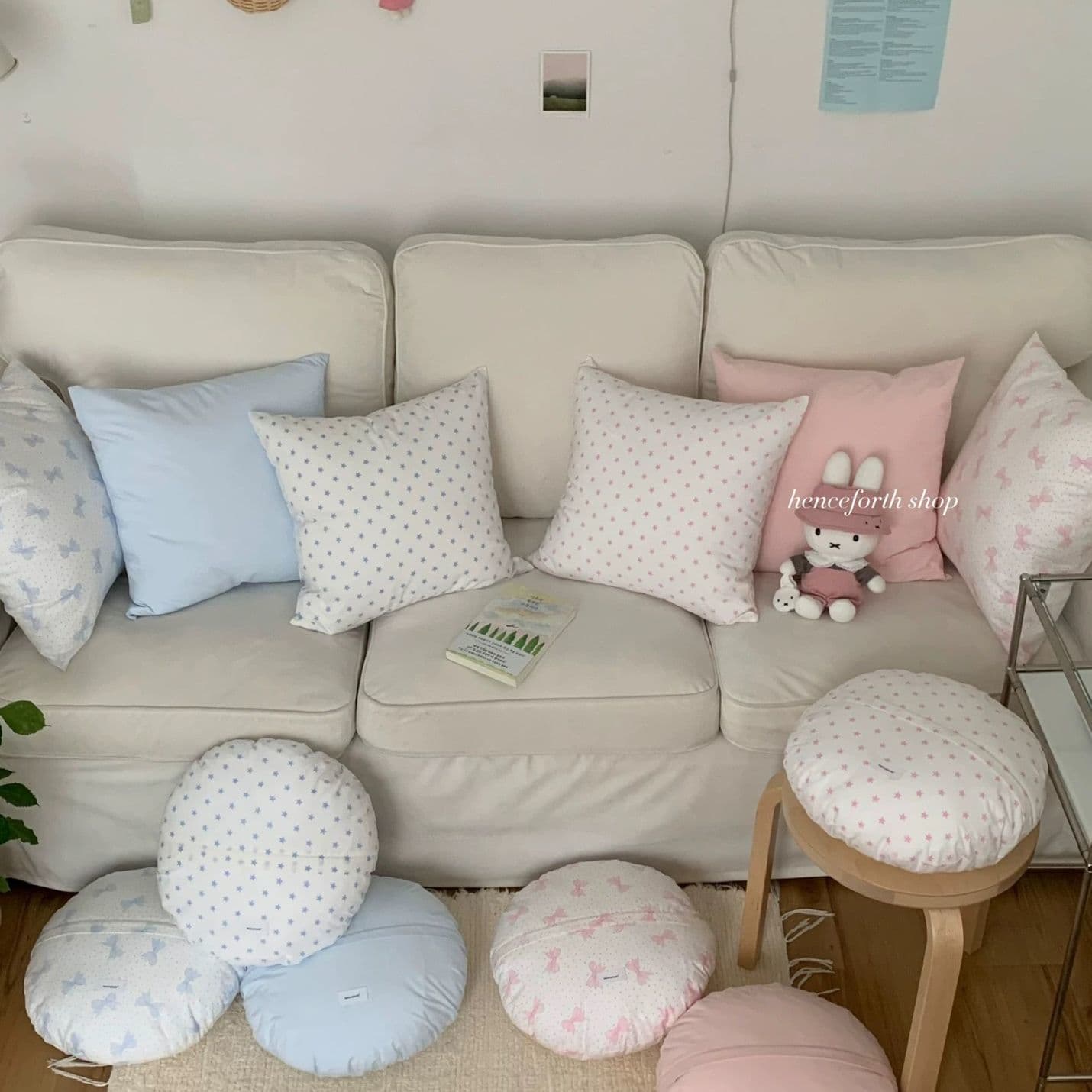 Korean INS Style Pillow New Homemade Multi-Color Soft Square Pillowcase Home Minimalist Creative Decorative Cushion Pillow