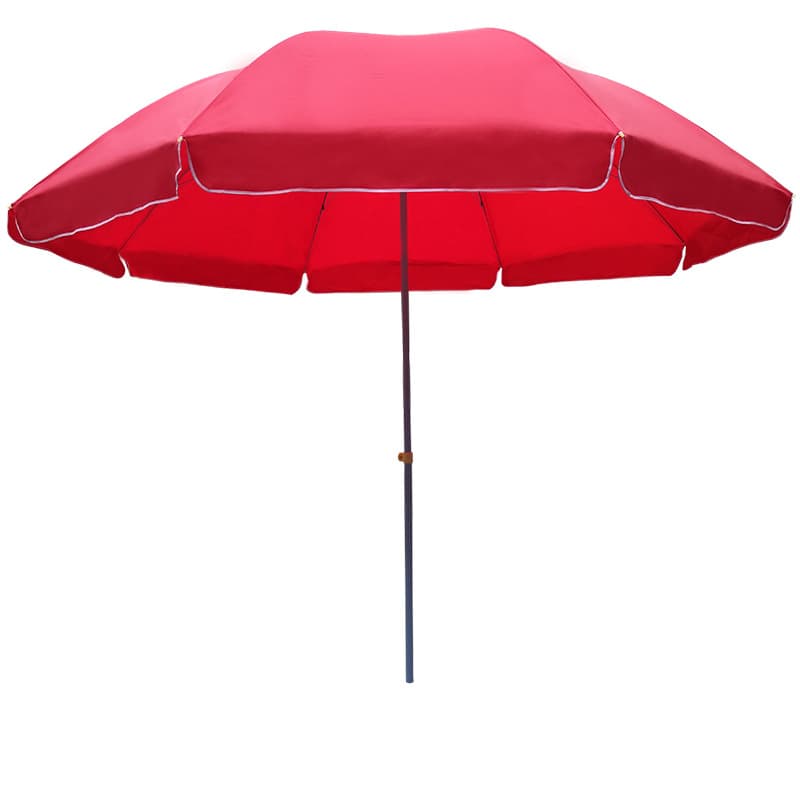 Outdoor sun umbrella for stalls, advertising beach umbrella, UV protection large umbrella wholesale from the manufacturer.