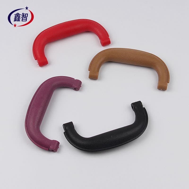 Factory direct sales of plastic aluminum case handles, imitation leather handles, wine box gift box handles, exquisite packaging boxes, and plastic handles.