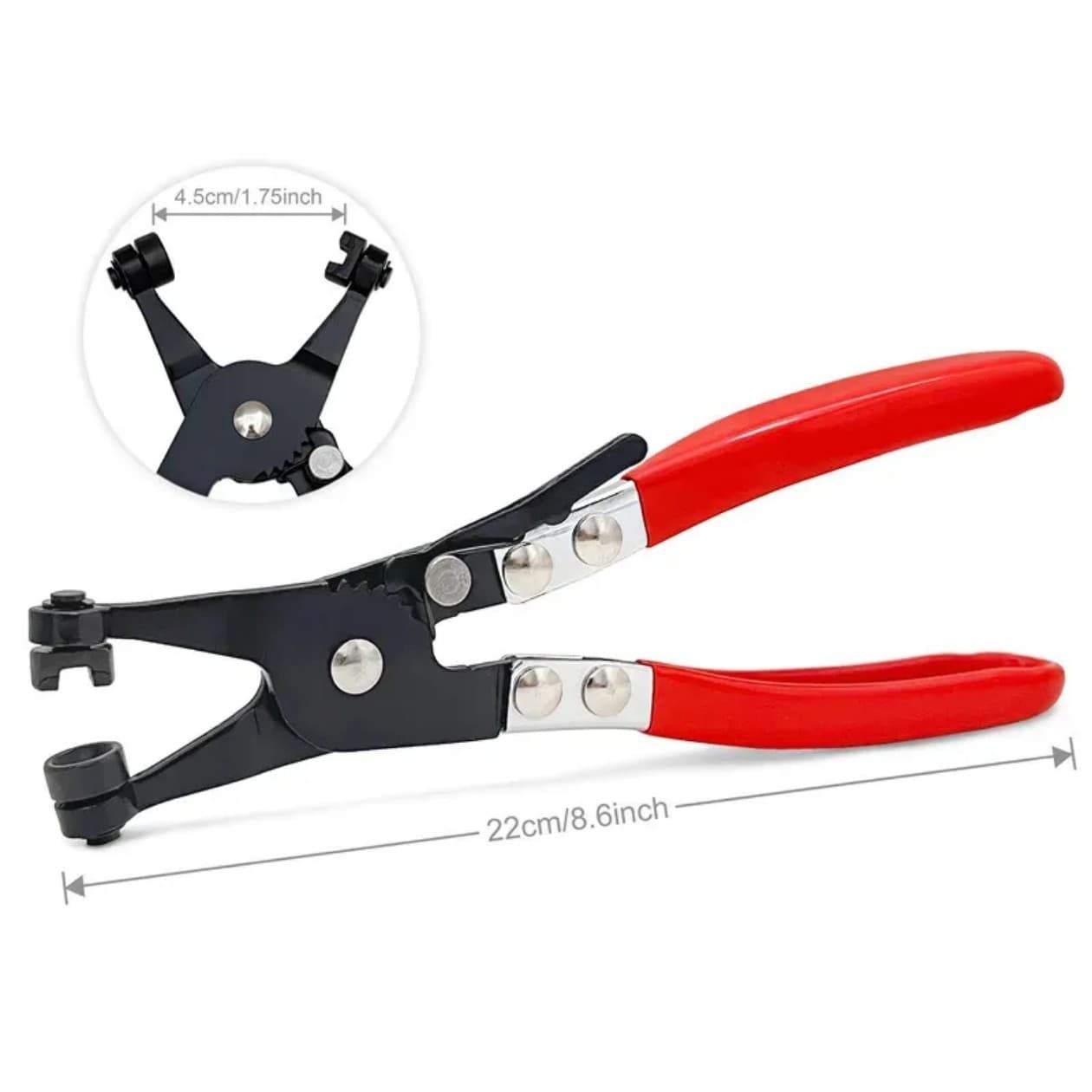 Volkswagen Hose Clamp Pliers Straight Type Hose Clamp Pliers Bendable Wire Clip Pliers Clamp Holding Pliers Tool