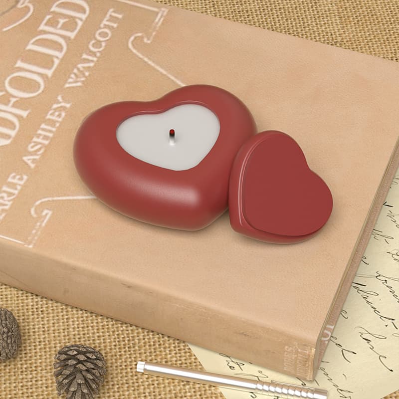 Caifu diy crystal glue plaster love storage jar mold love aromatherapy candle cup silicone mold