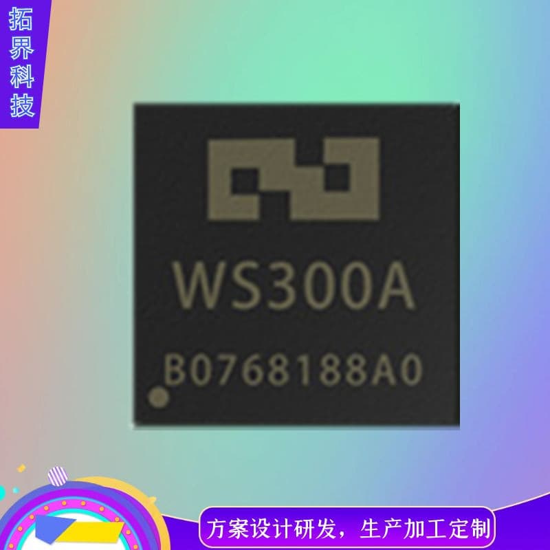 Wireless Lavalier Microphone Live Streaming Sound Card Audio Chip WS300A 2.4G Huilian Wireless Chip