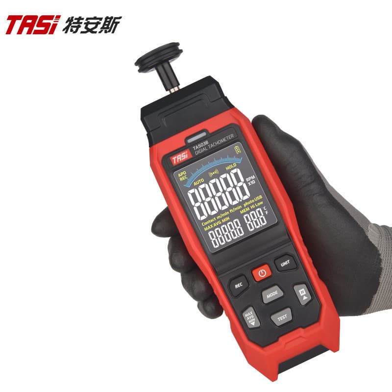 TASI digital laser tachometer TA503A contact-type motor speed measuring instrument