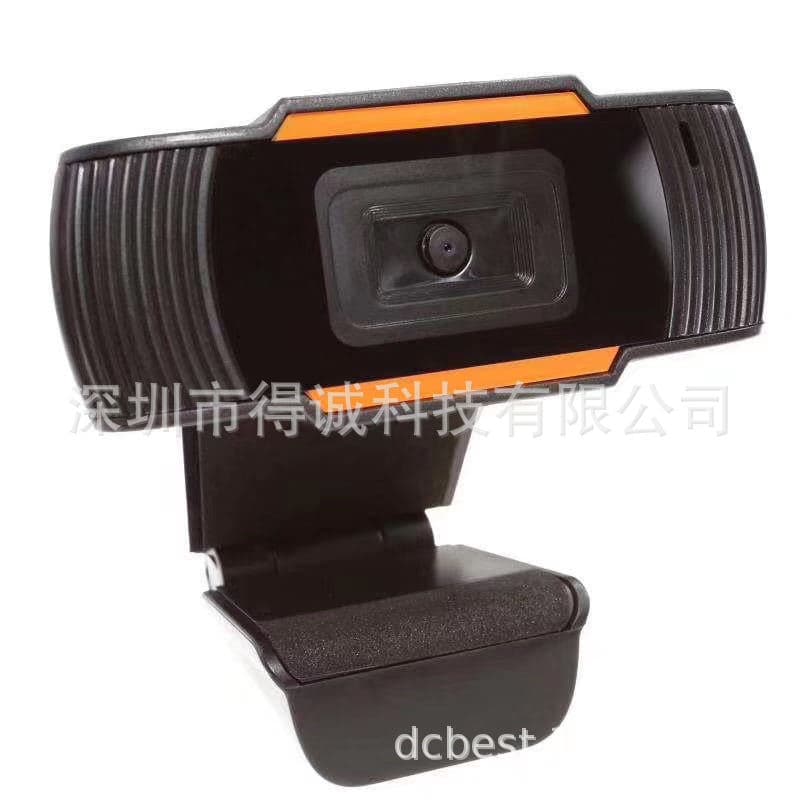 Cross-Border Computer HD Webcam with USB and Microphone, Plug-and-Play, Factory Stock