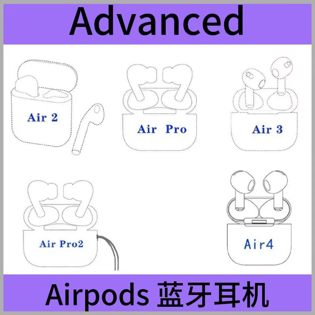 Suitable for Airpods 2/4/5/6/7 generation pro Bluetooth headset wireless headset Loda 1562 top version