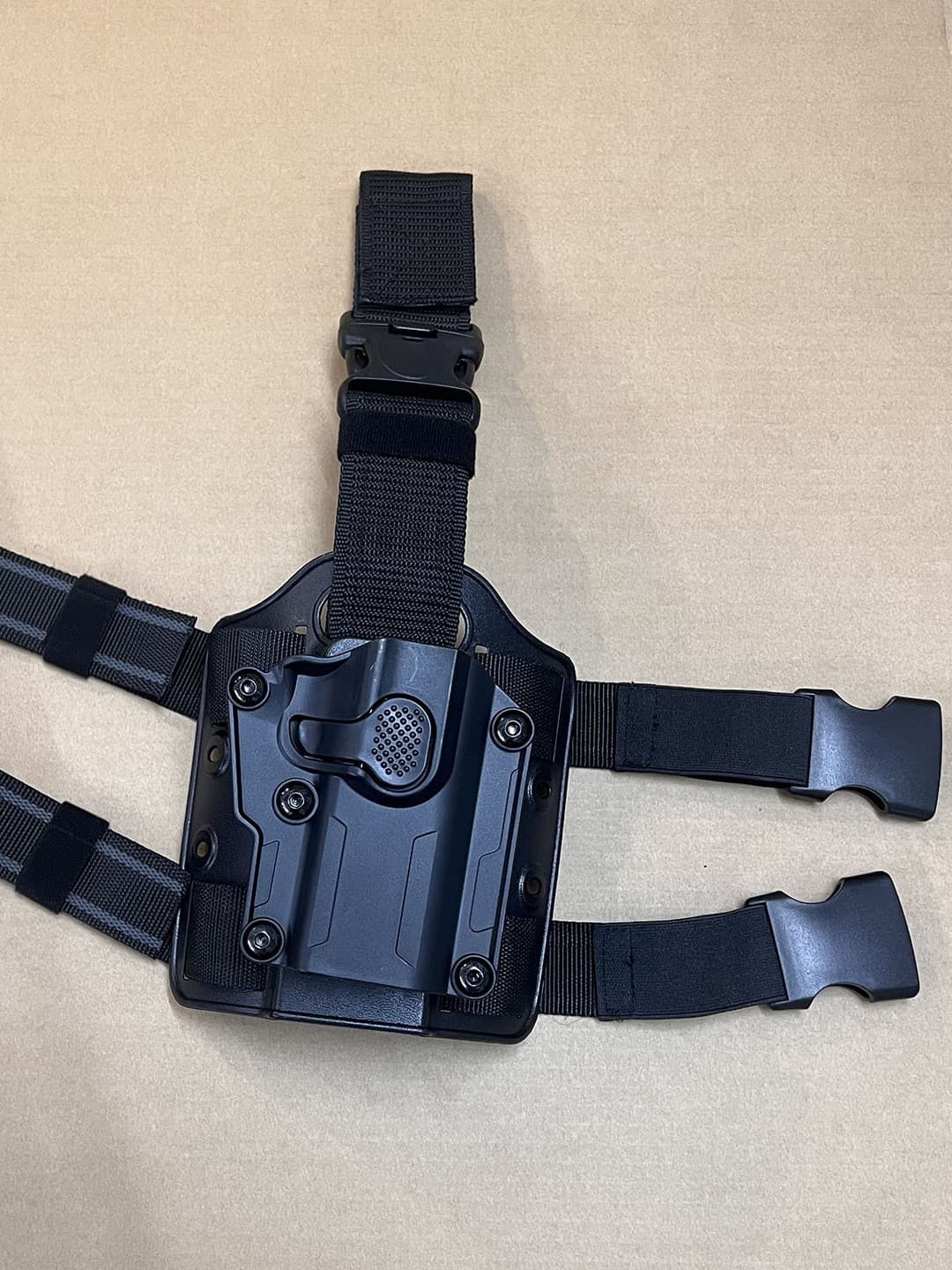 Dual Strap Thigh Quick-Draw Holster Universal for GLOCK P320 G17 M18 2011 1911 G18 PPQ