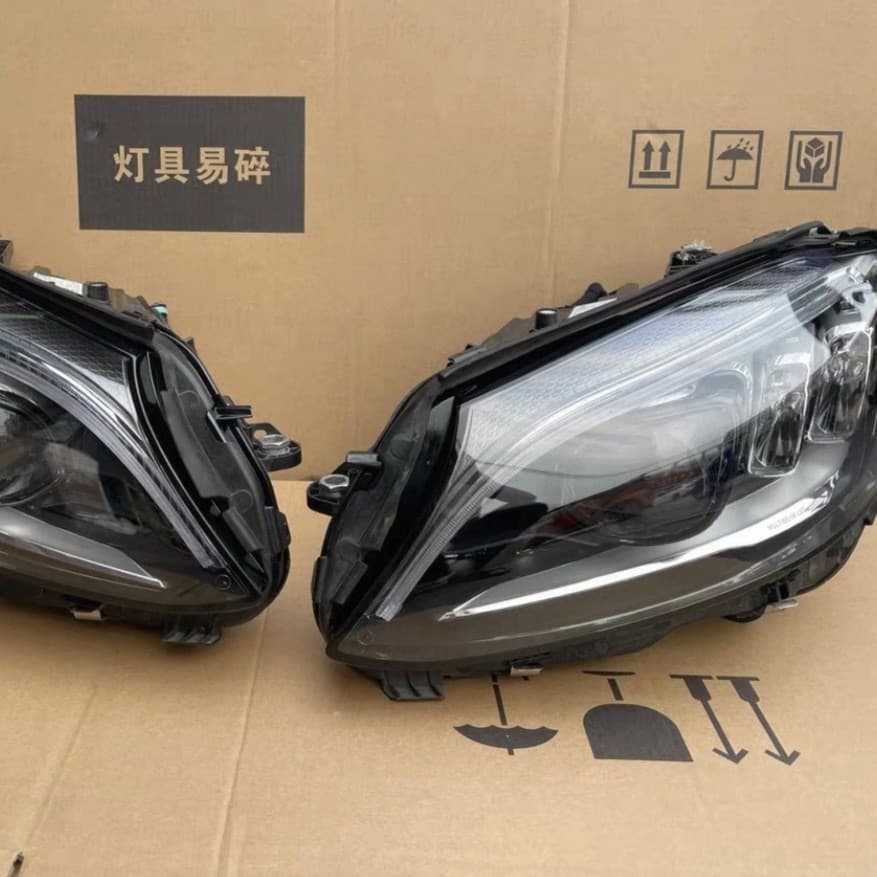 Mercedes-Benz C-Class W205 Headlight Assembly 15-20 C180 C200 C260 High Spec LED Headlight