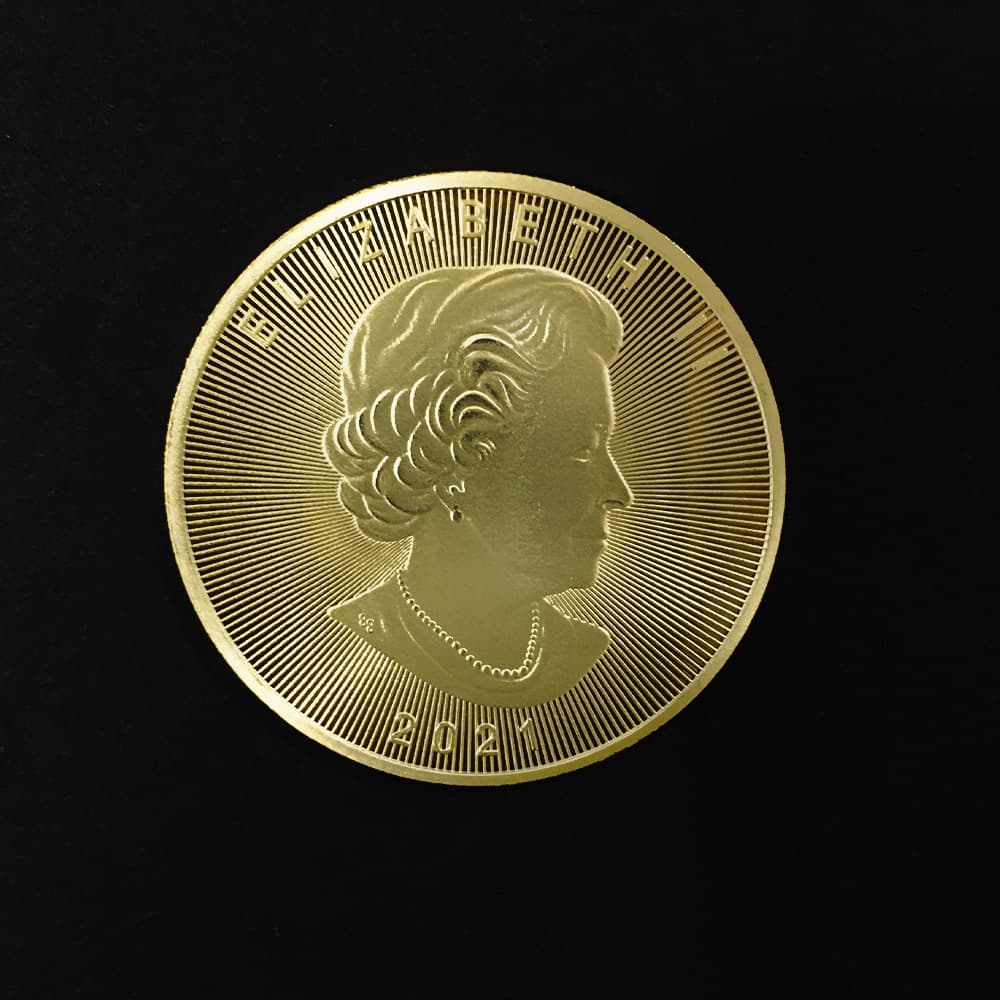 New British Queen Canadian Maple Leaf Commemorative Coin Amazon Hot Selling Foreign Trade Coin Metal Commemorative Coin