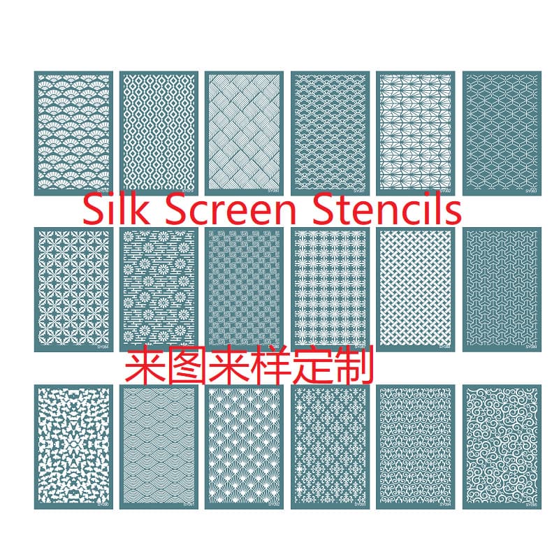 Self-adhesive screen printing template. Reusable screen printing template. With adhesive or no adhesive, you can make a screen printing screen.