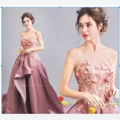 New Summer 2026 Evening Gown for Banquets, Stage Hosts, Strapless Dress for Runway Performances