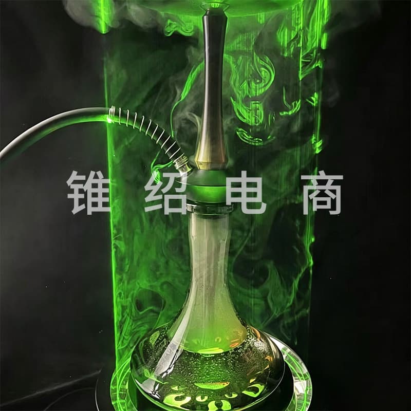 Hot Selling Hookah Accessories Cool Arabic Hookah Laser Light Base Atmosphere Glow-in-the-Dark Universal Electronic Hookah