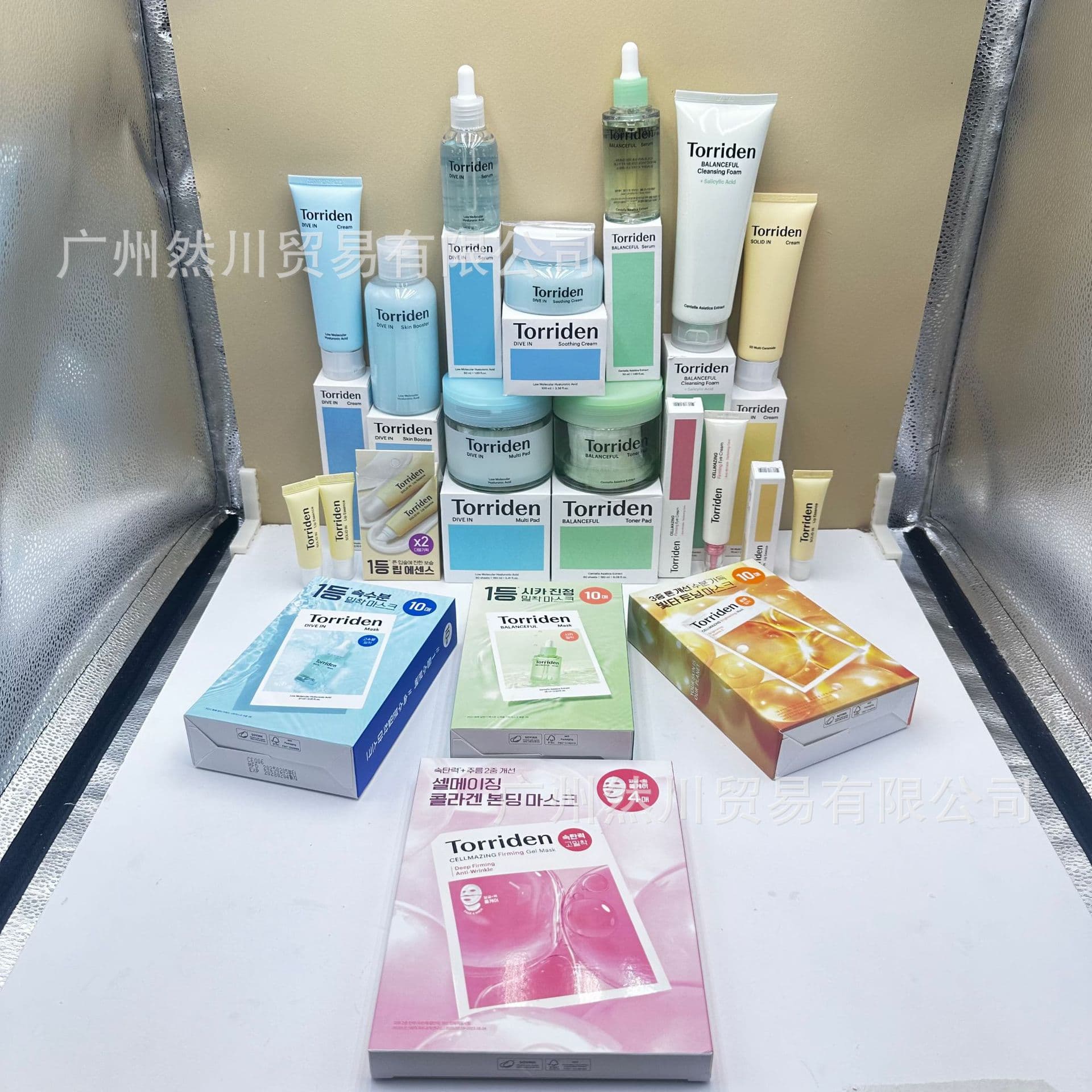 Cross-border Korea Torriden Hyaluronic Acid Centella Asiatica Mask, Facial Cleanser, Lip Balm, Cream, Serum, Cotton Pads