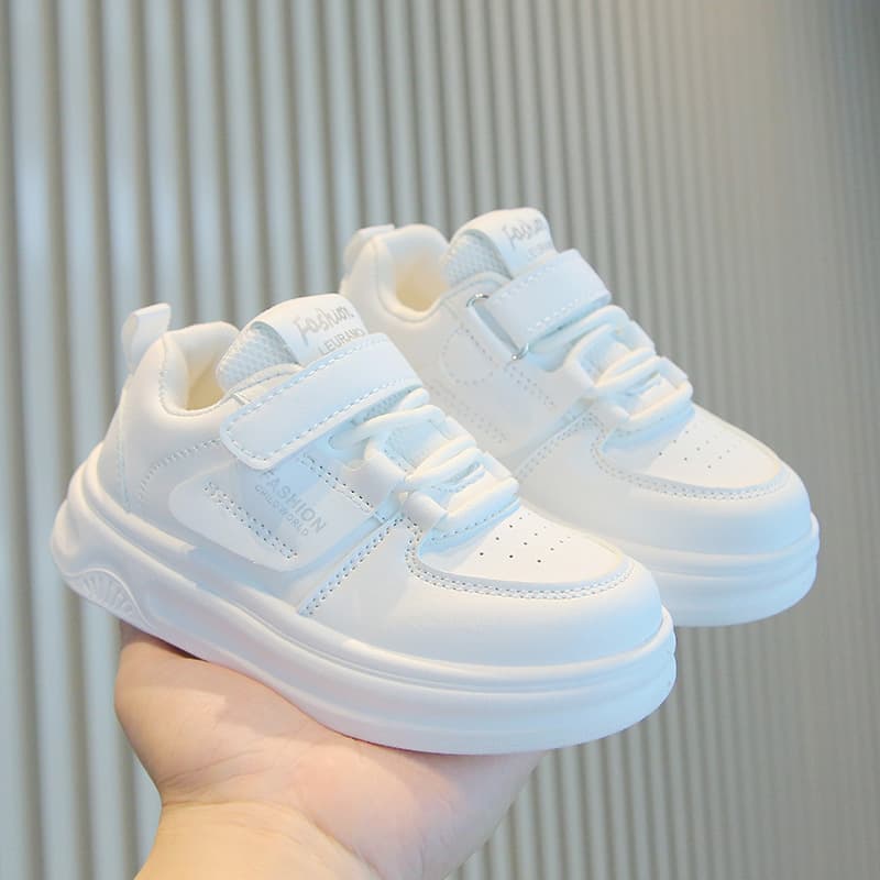 Children's White Shoes 2026 New Style Boys' Sports Shoes Spring/Autumn Casual Shoes Girls' Soft Sole Baby Sneakers