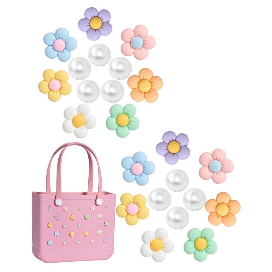 Hole Buckle Beach Bag mon carame Rubber Beach Bag Accessories Charm Rubber Beach Tote Bag Accessories