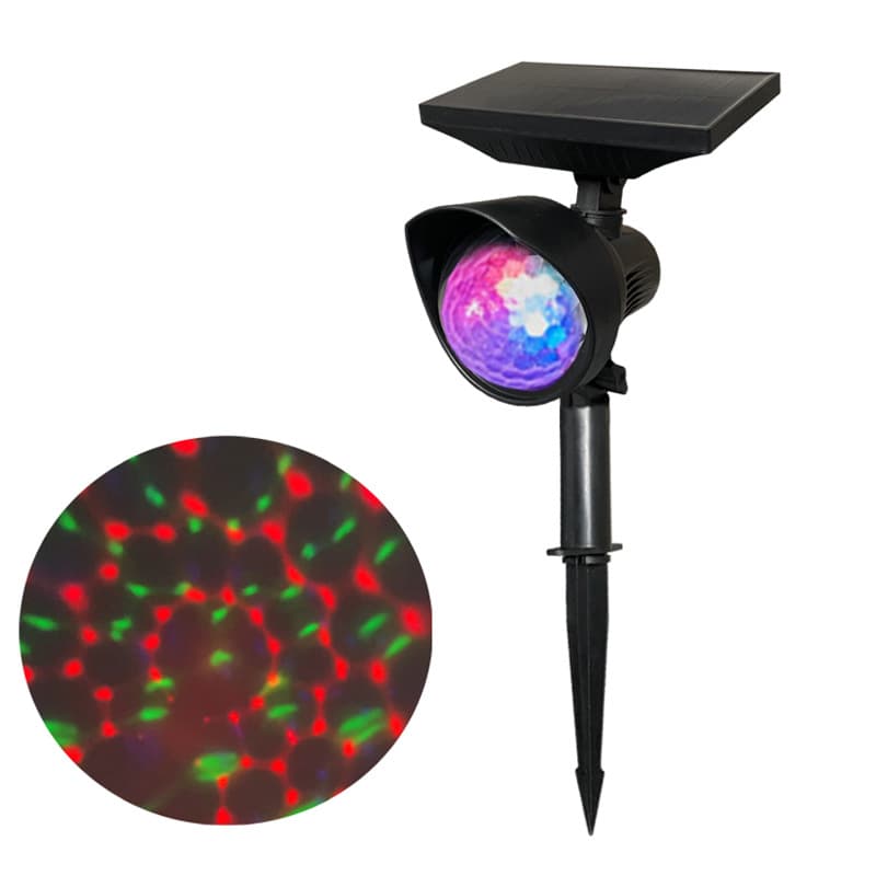 Outdoor Solar Rotating Light, Home Garden Light, Solar Lawn Light, Waterproof Spotlight