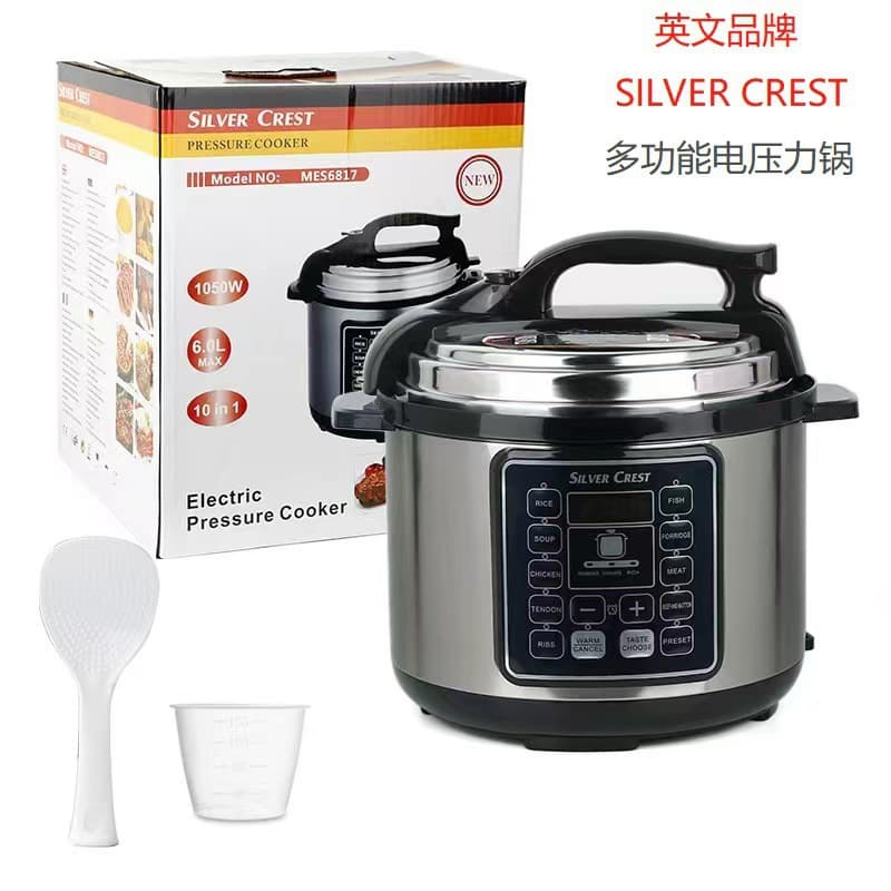 Cross-Border Multifunctional Household Large-Capacity Pressure Cooker, Rice Cooker, Voltage Cooker