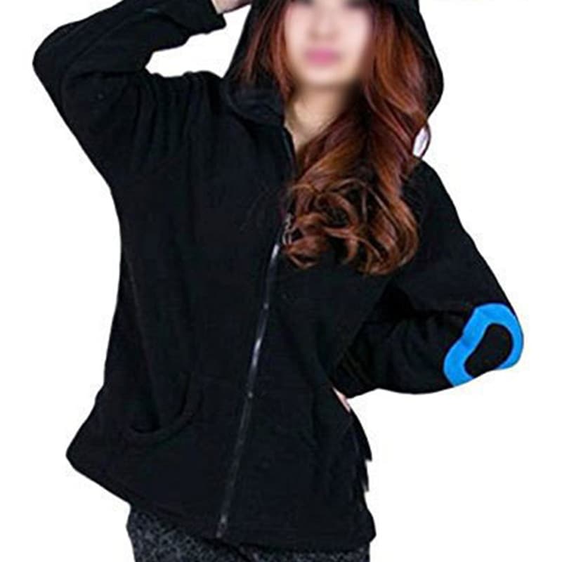 Manufacturer Wholesale Cartoon Anime Animal Blue Ears Espeon Sweatshirt Jacket Various Polar Fleece Unisex Hoodies