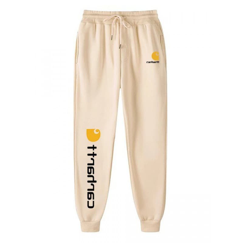2025 New Cross-Border Amazon Fleece-Lined Men's and Women's Casual Sports Thermal Sweatpants, Fast-Selling Trendy Lettering Long Pants