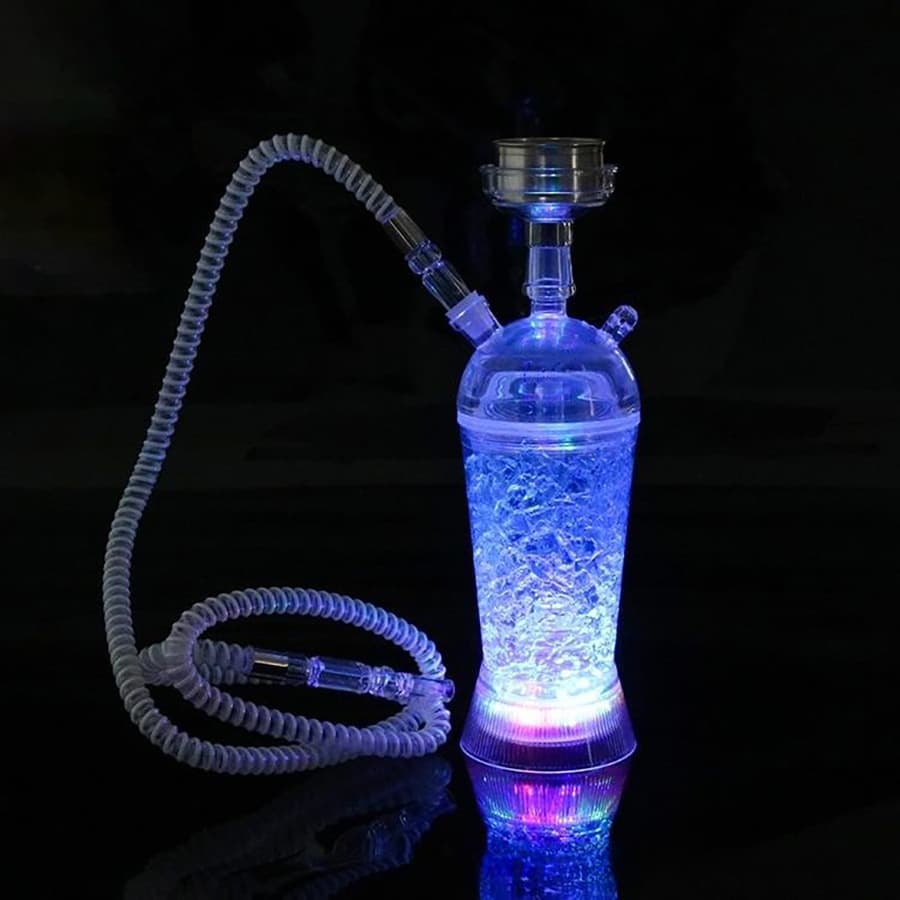Cross-border source factory supply hookah products acrylic hookah set wholesale hookah shisha