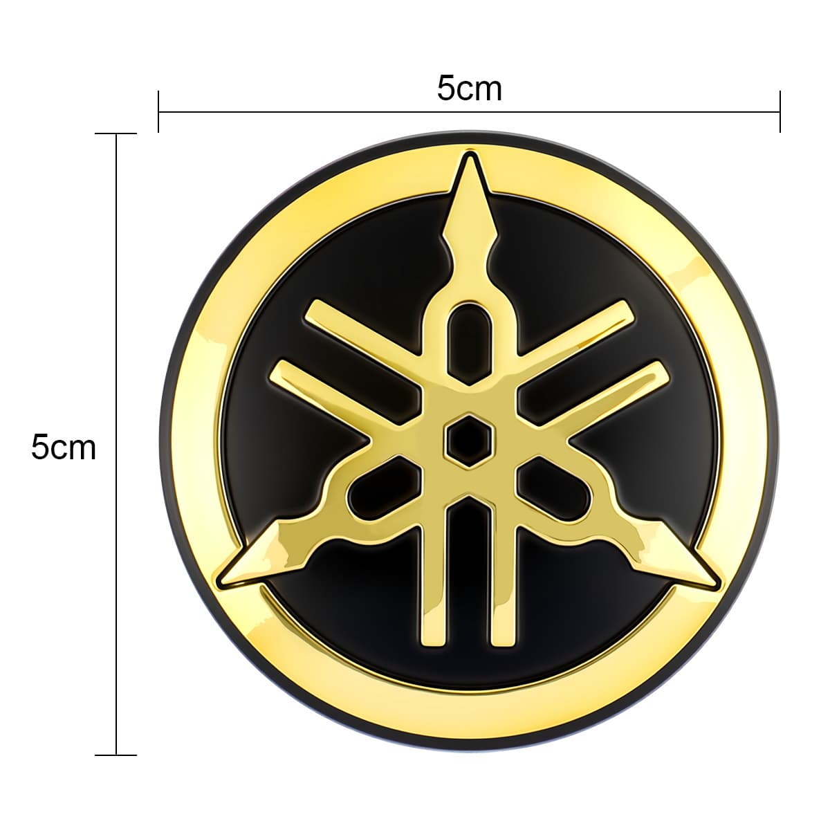 Compatible with YAMAHA Motorcycle Hard Emblem Sticker TMAX NMAX XMAX Side Emblem ABS Plastic Decal Decorative Sticker