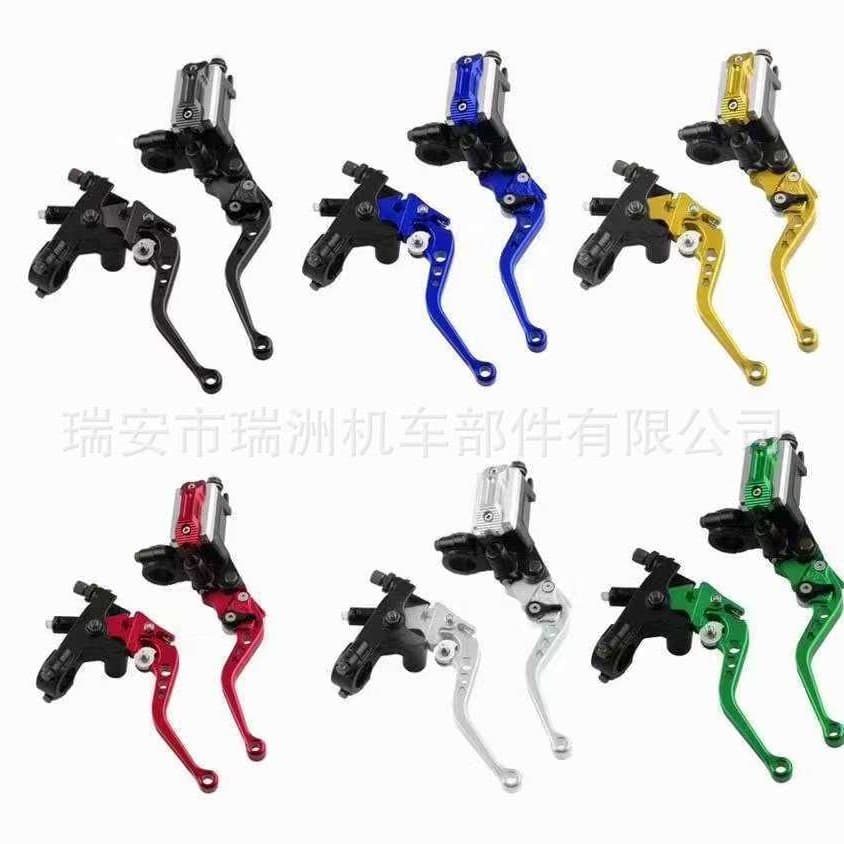 Motorcycle Gold Prince Brake Pump Modification CNC Brake Upper Pump 22mm Adjustable Brake Clutch Assembly