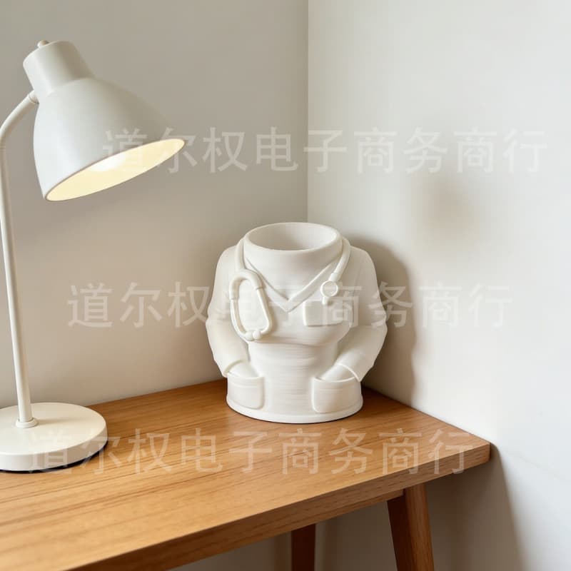 3D Cross-border New Product Doctor Pen Holder Creative Desktop Organizer Decoration Desktop Doctor Pen Holder