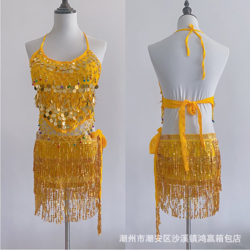 Belly Dance Costumes for Women 2024 New Sexy Practice Clothes Performance Costumes Women's Suits Indian Dance Clothes Bra Skirt