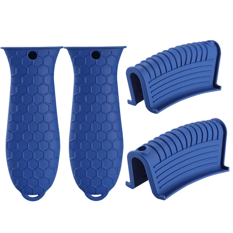 In-stock silicone pot handle cover, heat insulation sleeve, handle cover, thickened combination pot handle, pot ear clip, pot ear cover