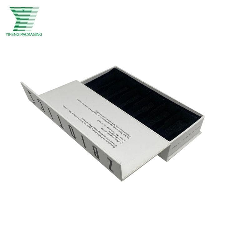 Custom Feature Book-Shaped Perfume Box, Simple Printed White Packaging Box, Set of Small Bottle Perfume Gift Box