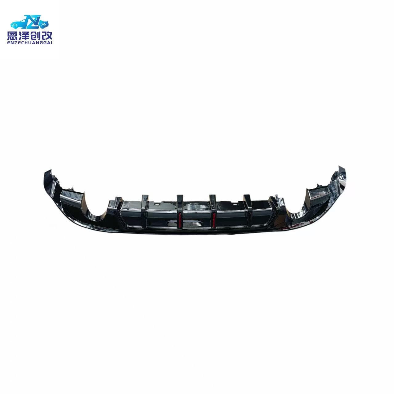Factory Wholesale Volkswagen Golf 7.5 TCR Style Double Vertical Bar Light Rear Lip Diffuser Non-Destructive Modification Body Kit