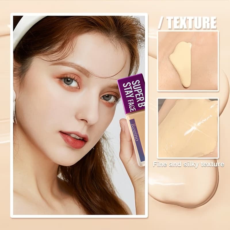 Best-selling Export Waterproof Long-lasting Liquid Foundation Natural Oil-control Concealer Brightening Skin Tone