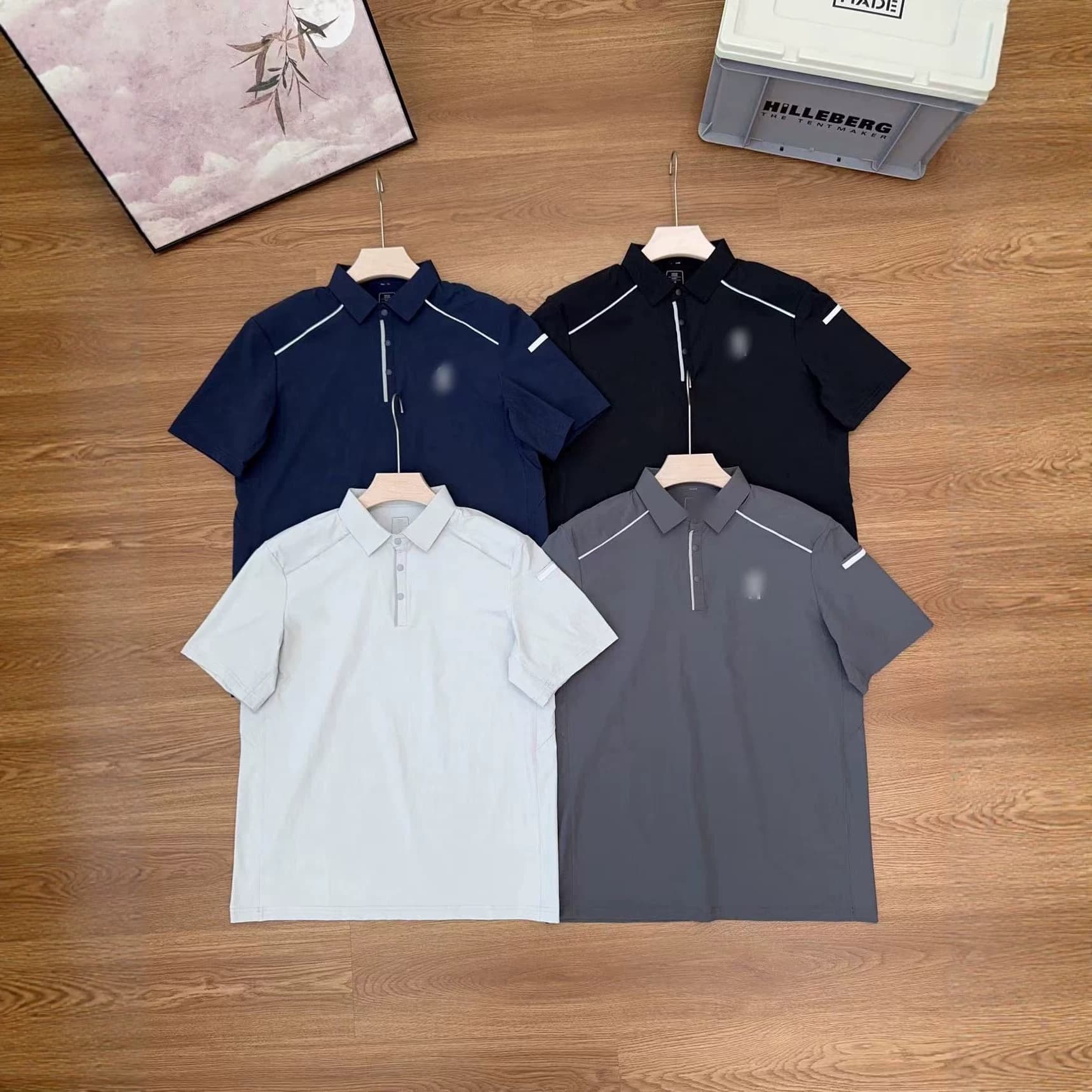 Cross-border Supply T-Shirt New Summer Turn-down Collar Quick-dry Short Sleeve Outdoor Sports Casual Polo Shirt