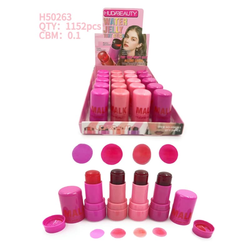 Huda Beauty Water Jelly Blush, highly pigmented, natural finish, effortlessly blends for a youthful, fresh look