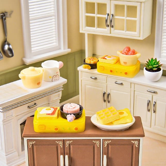 Creative Miniature Kitchenware Series, Artificial Dollhouse, Play House, Resin DIY Jewelry Accessories