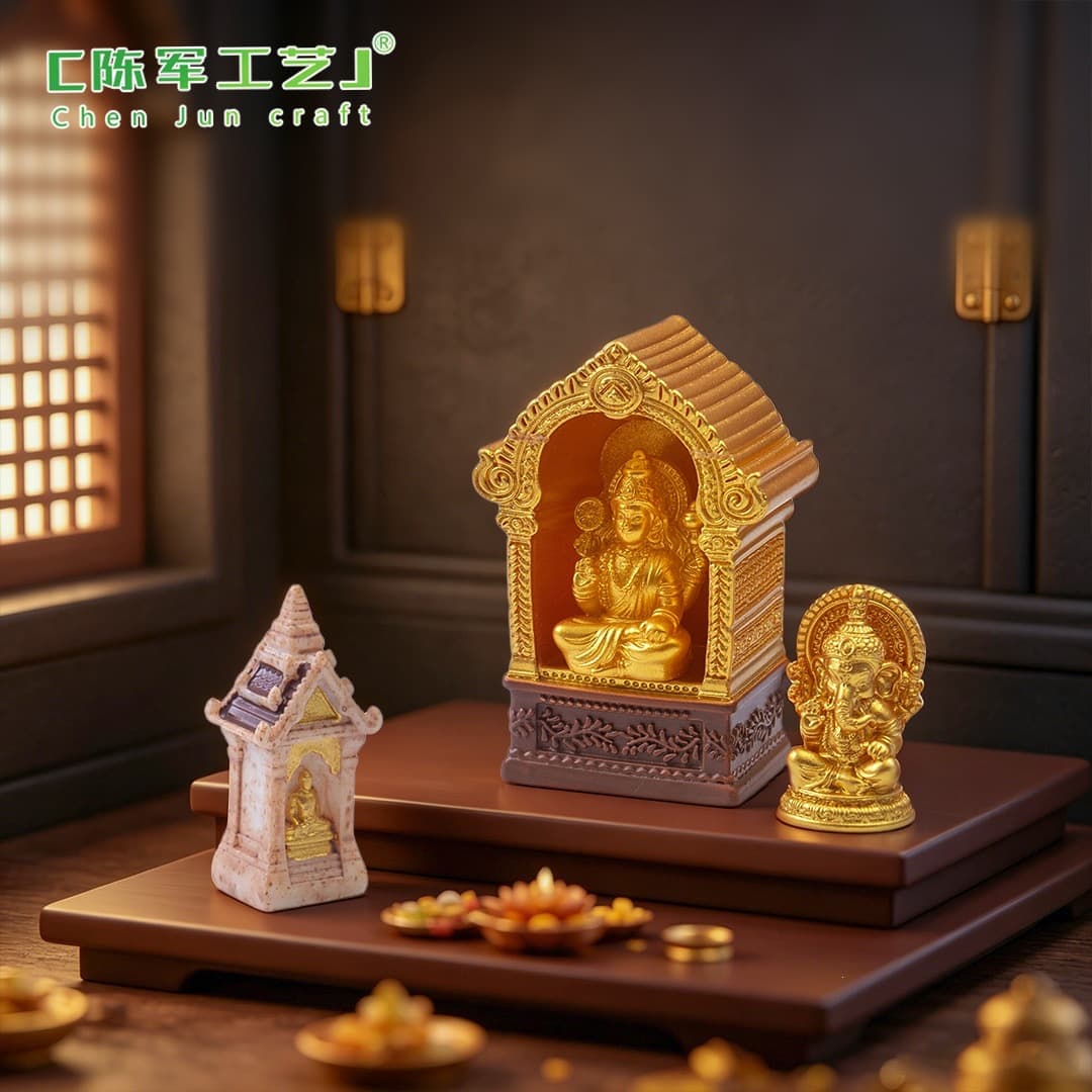 Micro landscape creative Indian shrine Ganesha doll cute DIY decoration accessories mini desktop small ornaments
