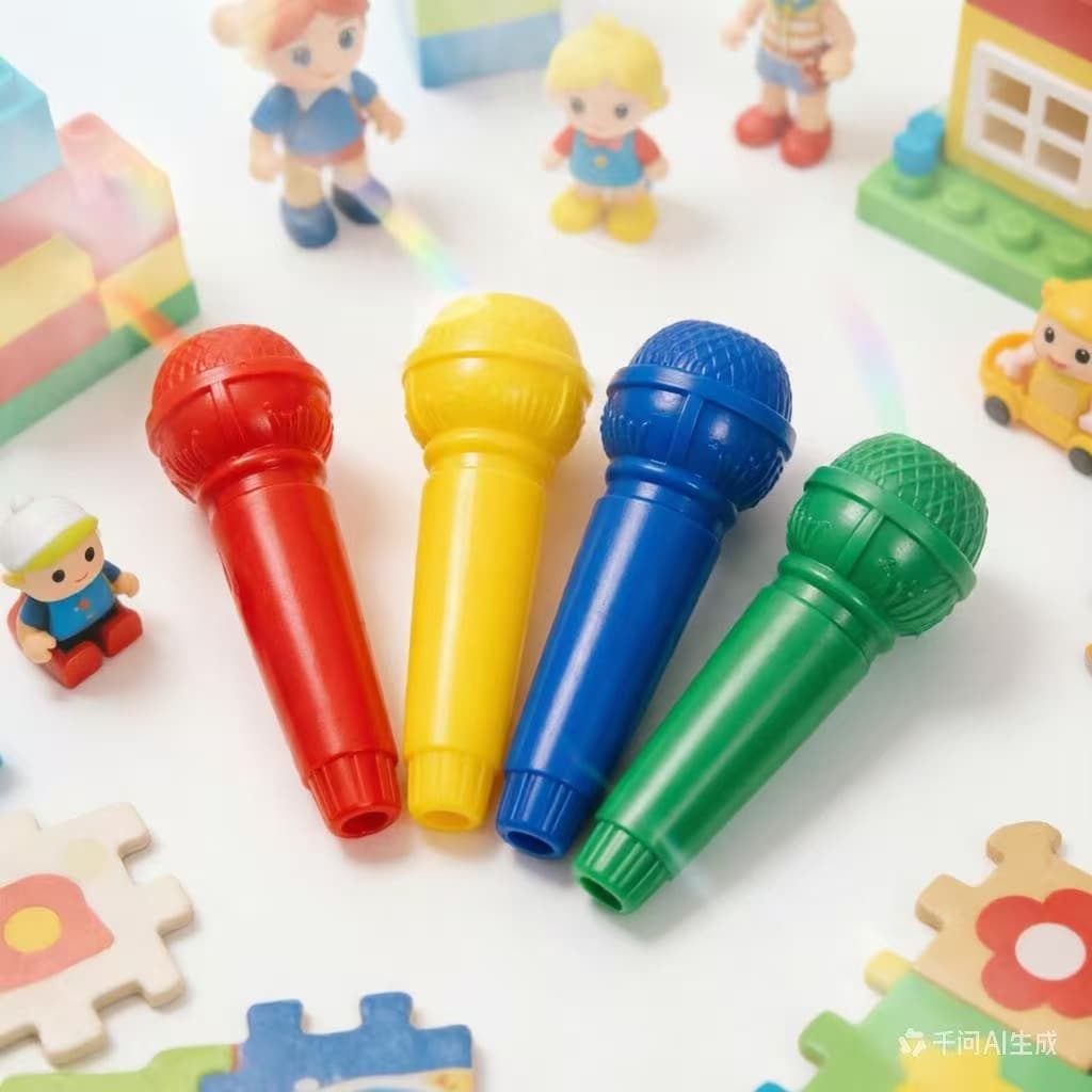 Kids Simulation Microphone Baby Music Early Education Story Machine Toddler Microphone Toy for Boys and Girls