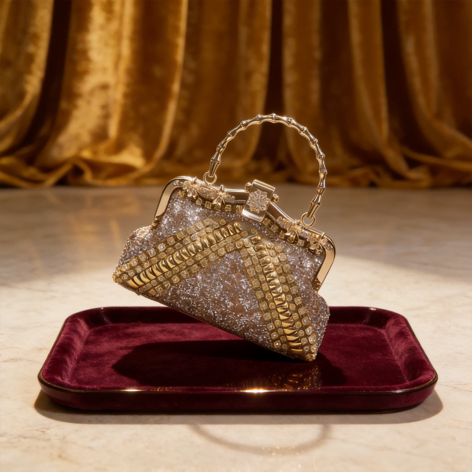 New cross-border diamond-encrusted handbag, grandma's dress bag, banquet bag, elegant lady handbag, cross-body dinner bag