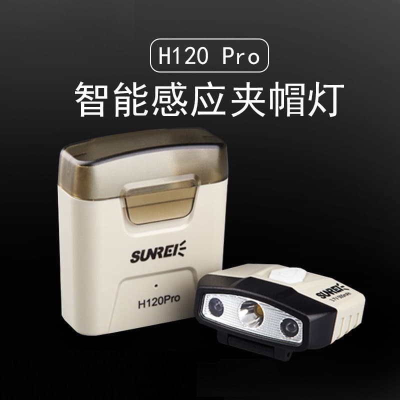 Shanlishi H120 Pro Sensor Clip Cap Light Fishing Headlamp Super Bright Ultra-Light Small Night Fishing Cap Light