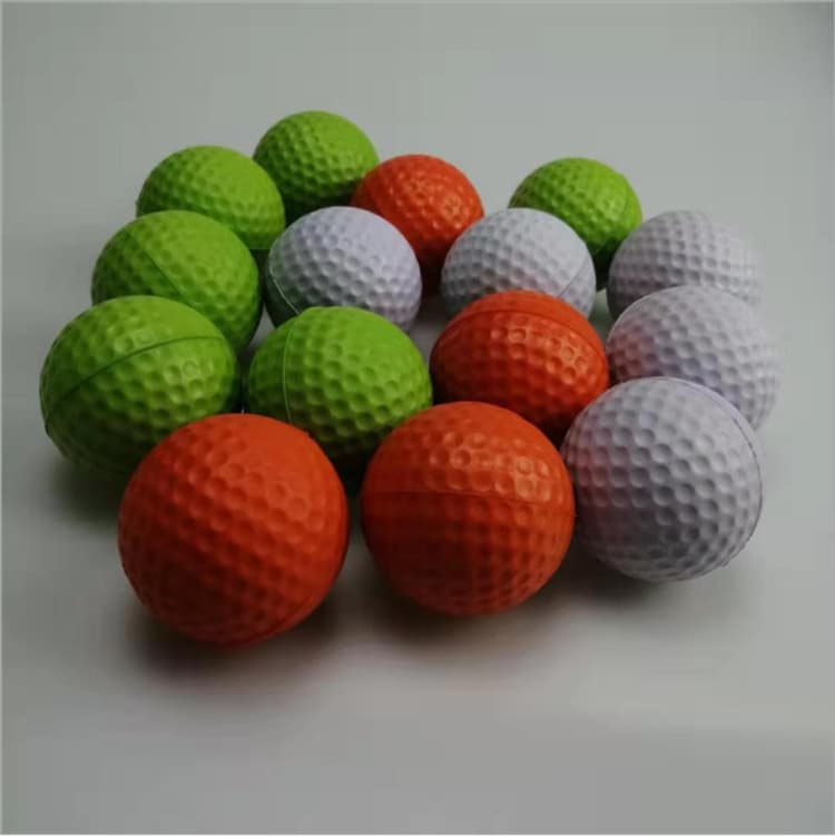 Brand new golf PU ball sponge ball PU ball PU foam ball indoor practice ball PU toy ball customized by manufacturer