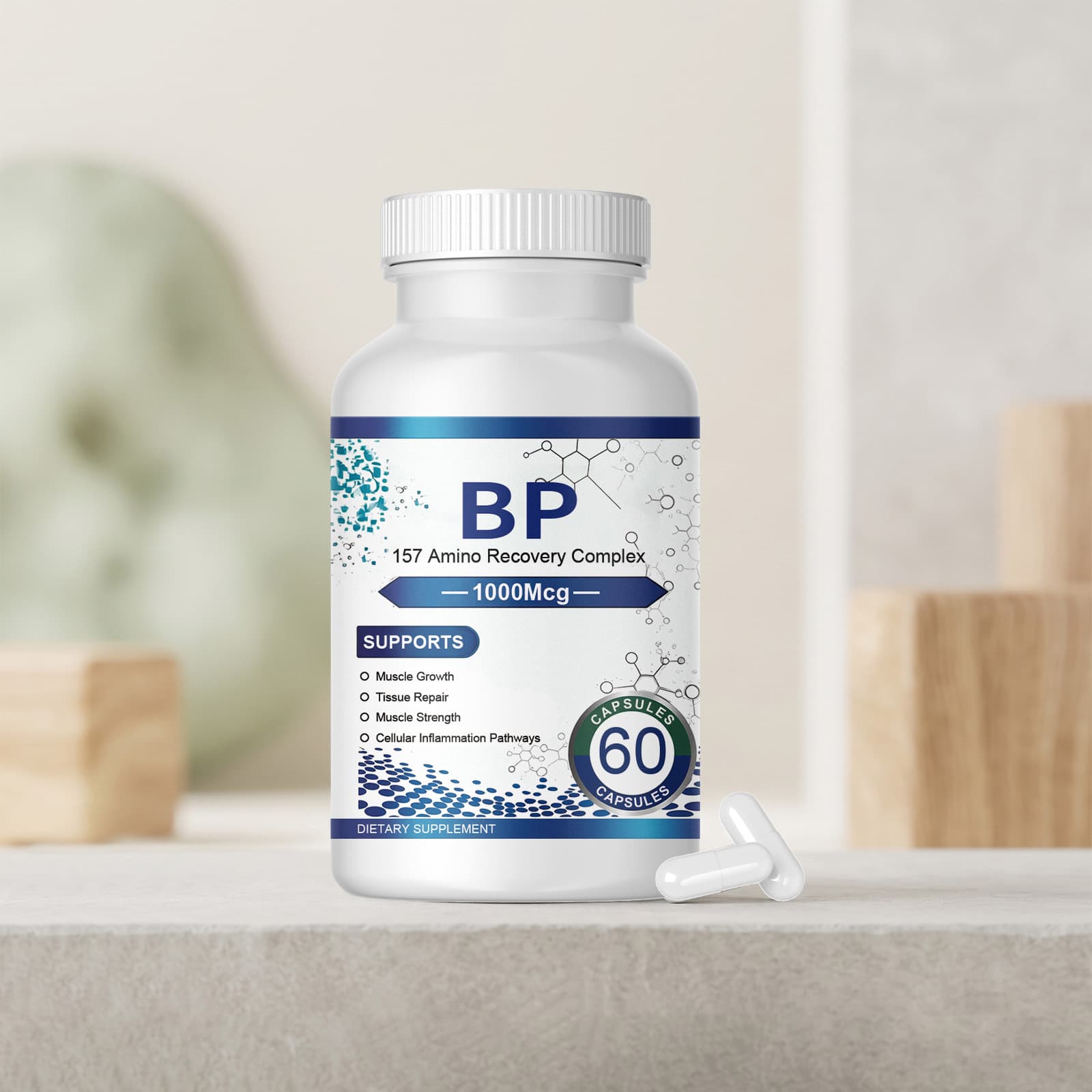 BP-157 Nutritional Support Capsules Daily Dietary Supplement Body Care Nutrition Easy-to-Take Convenient Soft Capsules