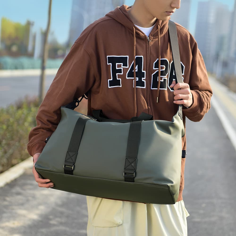 Cross-border travel bag men's handbag large-capacity gym storage bag trendy sports backpack short business trip luggage bag