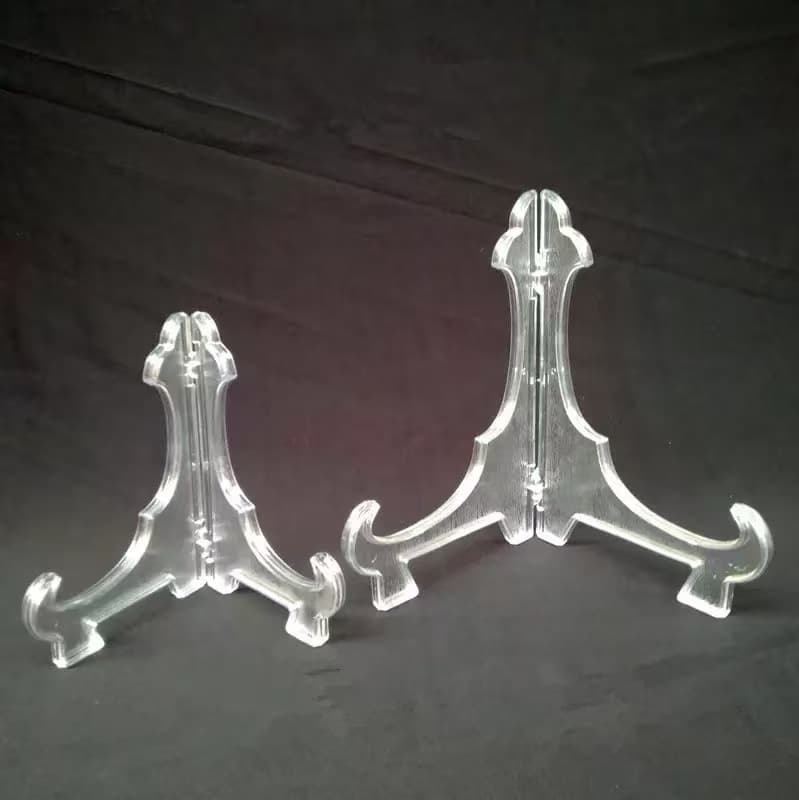 Pu'er Tea Cake Stand Frosted Semi-Transparent Plate Stand Medal Stand Clock Stand Display Base Desktop Stand