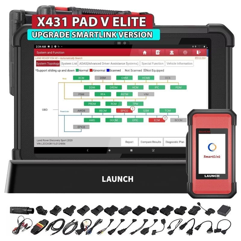 LAUNCH X431 PADV Online Programming Full System Automotive Diagnostic Tool X431 PADVII Diagnostic Scanner