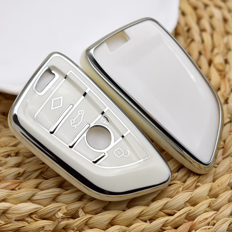 BMW Key Case Cover for 5 Series, 3 Series, 7 Series, 1 Series, X1, X2, X3, X5, X6, X7 Blade 530 Shell 525 Key Fob Cover