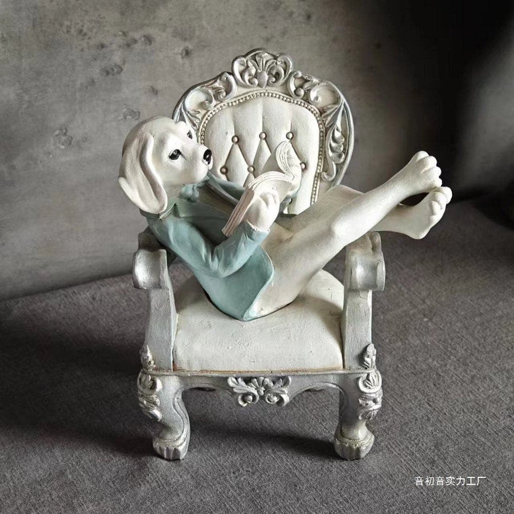 100-acre American/European Vintage Garden Resin Ornament, Unique Piece, Slightly Defective, Garden Sundries