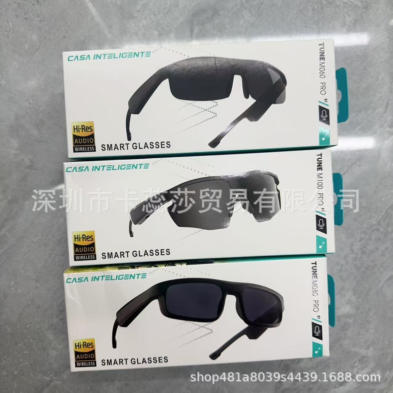 M080PRO Smart Bluetooth Sunglasses Wireless Headphones Anti-UV Polarized Sunglasses Sports Cycling Glasses