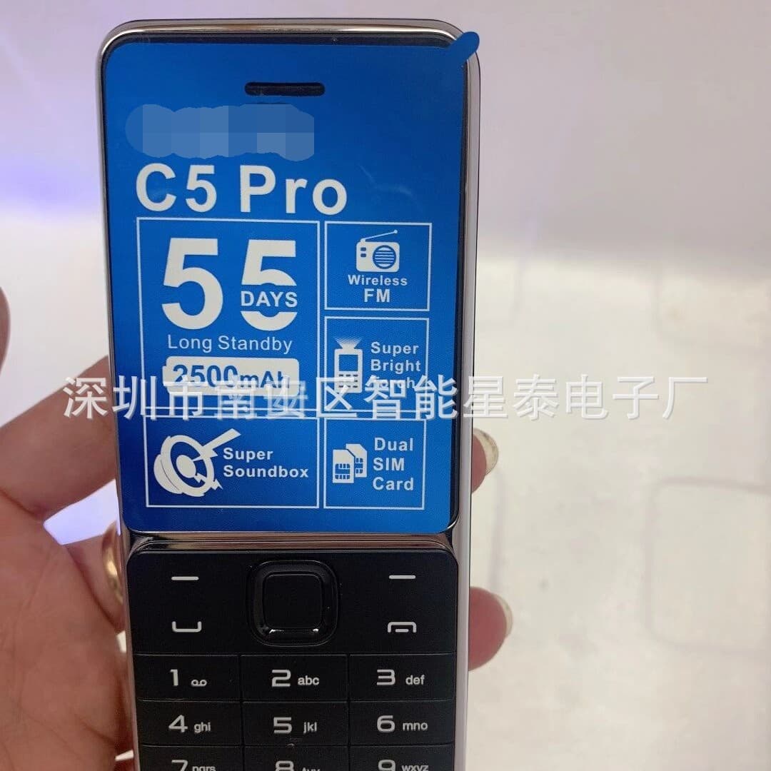 Manufacturer production and wholesale C5pro mobile phone foreign trade low-end new single card 3310 105 C5-00 mobile phone Middle East