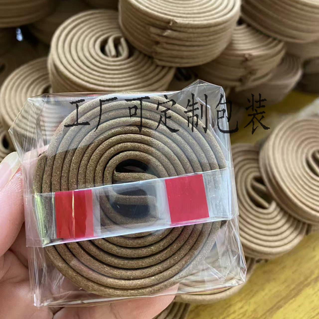 Wholesale of premium natural sandalwood root incense coils (2 hours/4 hours/12 hours).