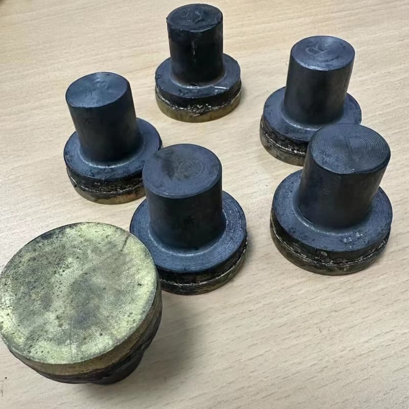 Copper foil busbar, polymer diffusion welding sample, flexible connection welding sample